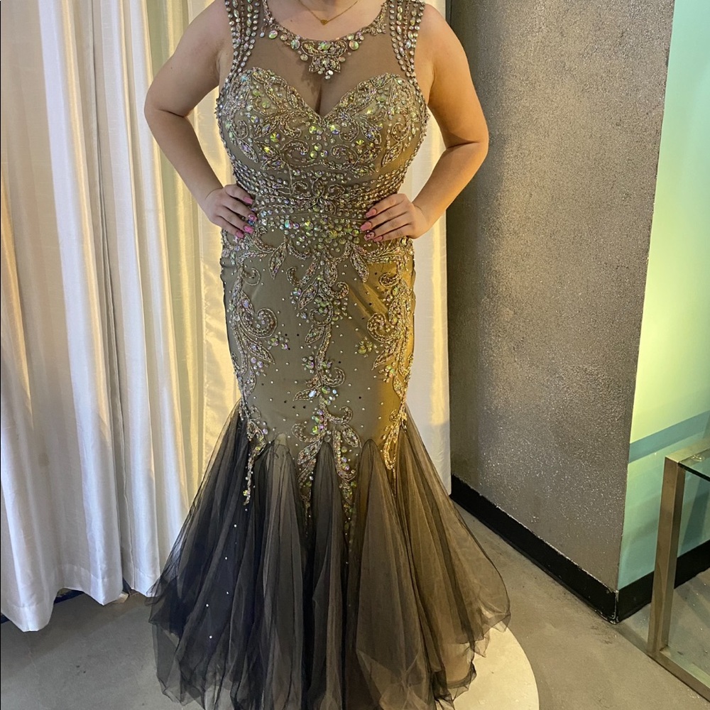 Beaded Prom Dress